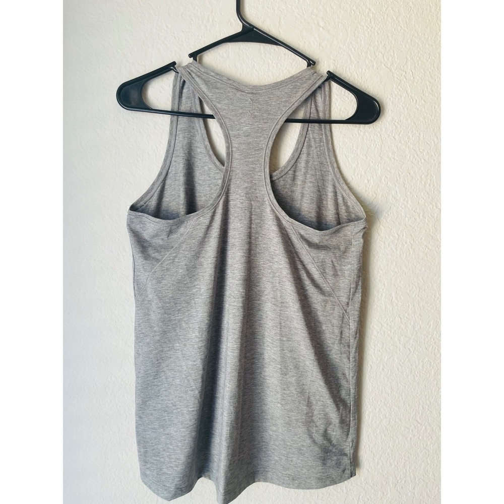 CALIA Womens Thrive Scoop Tank Mid Grey Heather Racerback Wicking Atleisure SZ S - Picture 4 of 9
